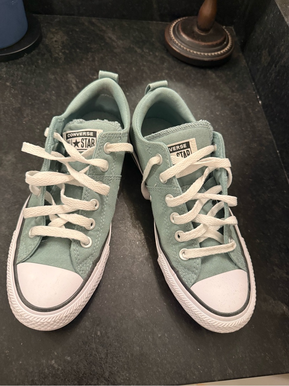 Converse Low Top Sneakers in Mint